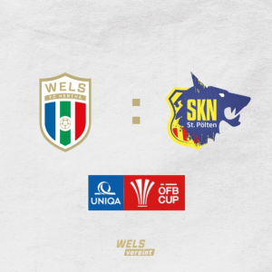 UNIQA ÖFB CUP FC HOGO Hertha Wels vs. SKN St. Pölten | 26.08.25 | 19:00 | Stehplatz | HUBER Arena